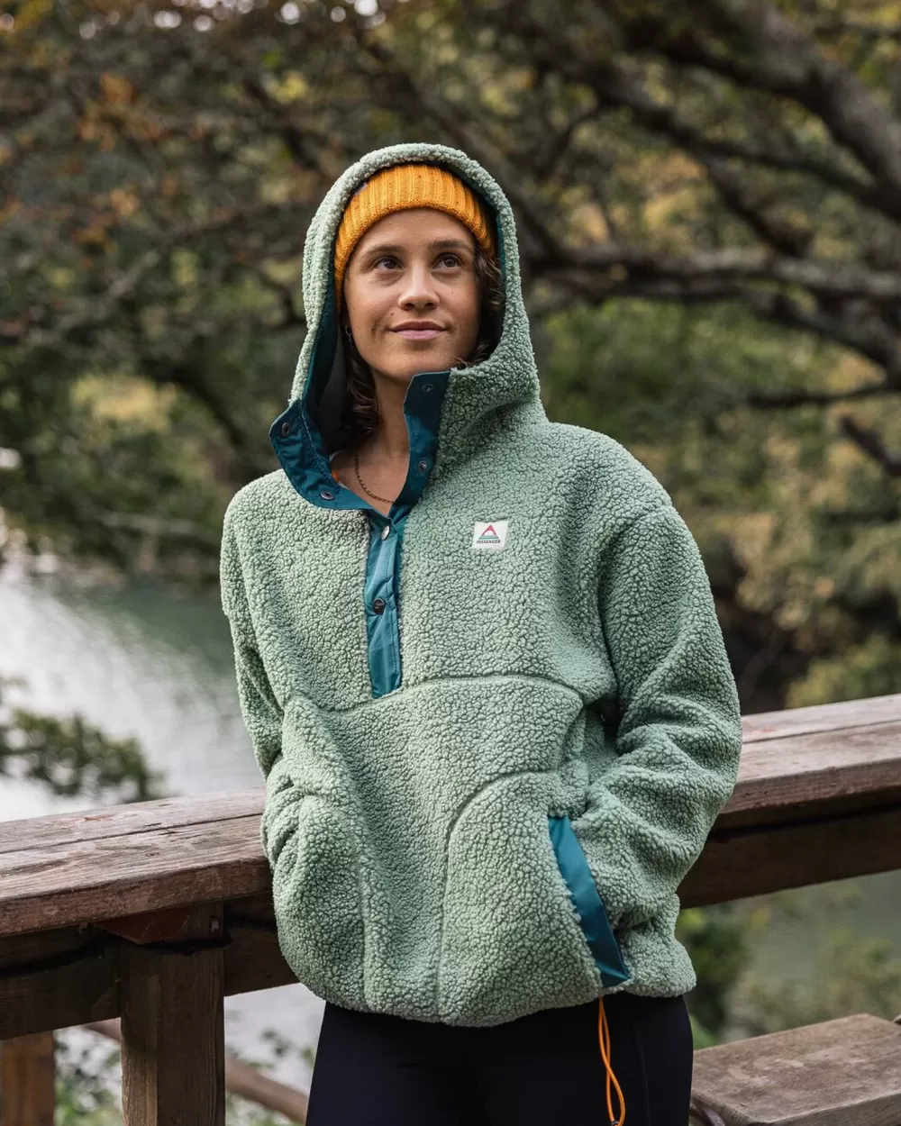 Women Passenger Calla Hooded Recycled Polar-Lined Fleece
