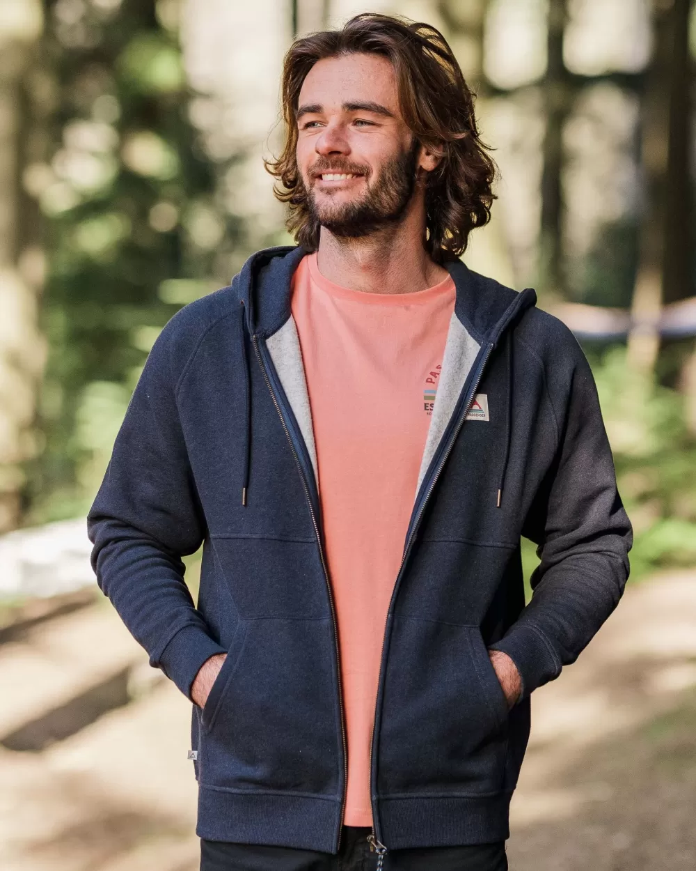 Passenger Heritage Full Zip Organic Cotton Hoodie