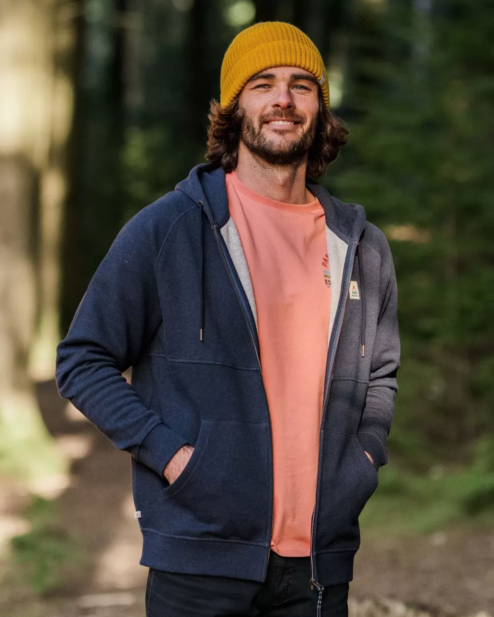 Passenger Heritage Full Zip Organic Cotton Hoodie