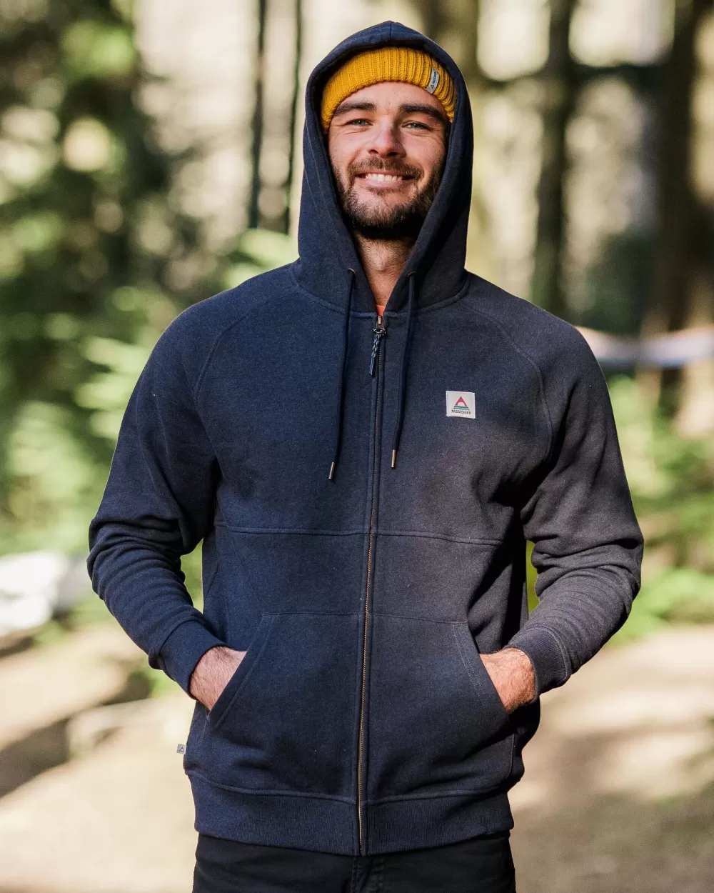 Passenger Heritage Full Zip Organic Cotton Hoodie